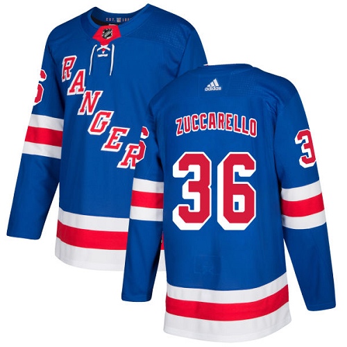 Herren New York Rangers Eishockey Trikot Mats Zuccarello #36 Authentic Königsblau Heim